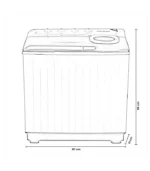 Lavadora Mirage 13KG Mod.LMS013M 2 Tinas - Image 4