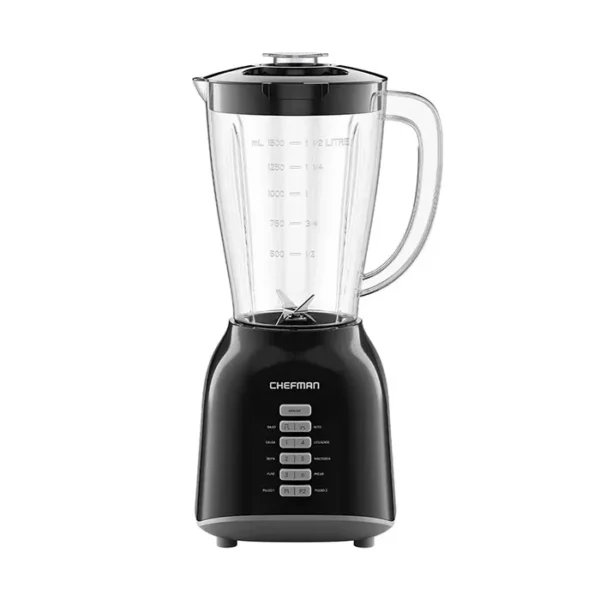 Licuadora Chefman Mod.RJ27-15-PJ-MX 8 Vel V/Plast Negra