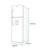 Refri. 11" Mabe Mod.RMA300FJMRM0 2P C/Desp. Silver - Image 4